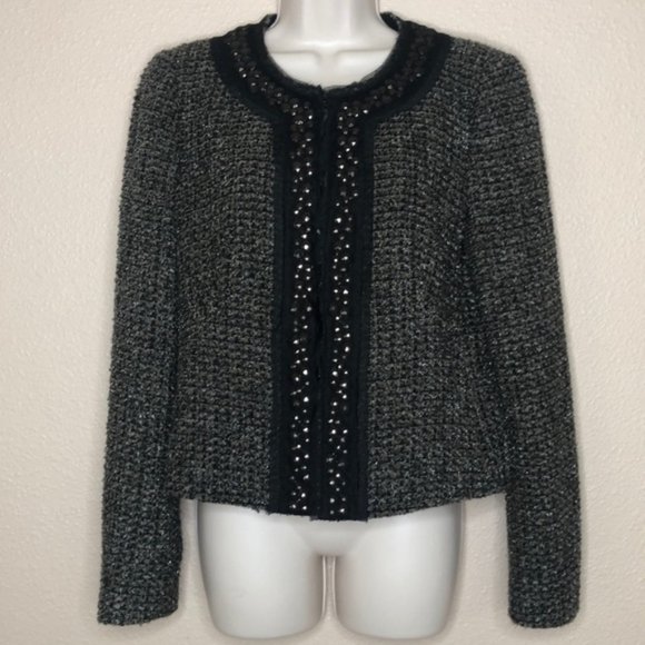 Armani Collezioni Tweed Blazer Jacket - Picture 1 of 8